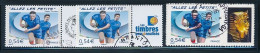 France 2007 - 4028Aa Et 4032A Adhésif Trois Timbres Rugby Allez Les Petits  Personnalisé - Oblitéré - Used Stamps