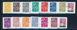 France 2007 - 4048P-AB Série Timbres Adhésifs Marianne De Lamouche Personnalisé Avec Logo Privé - Oblitéré - Oblitérés