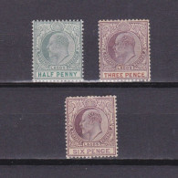 LAGOS 1904, SG #54-59, CV £20, Part Set, Wmk Mult Crown CA, MH - Nigeria (...-1960)