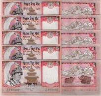 NEPAL - 5 RUPEES 2002 - SOLO POR 1 BILLETE - NUR 1 BANKNOTE - ONLY 1 BIL - SIN CIRCULAR - UNZIRKULIERT - UNCIRCULATED - Népal