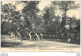 89 SAINT FARGEAU CHASSE A COURRE EQUIPAGE LUART UN RELAI - Saint Fargeau