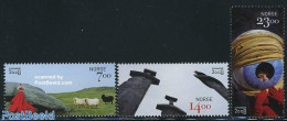 Norway 2008 Stavanger European Cultural Capital 3v, Mint NH, History - Nature - Europa Hang-on Issues - Cattle - Ongebruikt