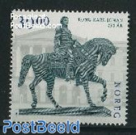 Norway 2013 Karl Johan 1v, Mint NH, Nature - Horses - Art - Sculpture - Unused Stamps