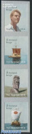 Norway 2014 Thor Heyerdahl 4v S-a, Mint NH, Transport - Ships And Boats - Art - Sculpture - Unused Stamps