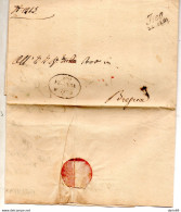 1844  LETTERA CON ANNULLO  ISEO  BRESCIA - Officials