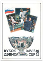 Russie 2003 Yvert N° 6702-6703 En Feuillet ** Coupe Davis  Emission 1er Jour Carnet Prestige Folder Booklet. Type II - Ungebraucht