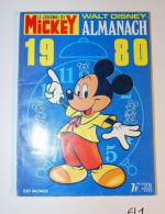 EL1 Bd Le Journal De Mickey Almanach 1980 Walt Disney - Disney