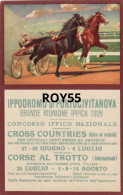 Marche Macerata Portocivitanova Frazione Di Civitanova Marche Ippodromo Con Pubblicita Riunione Ippica 1926 (f.piccolo) - Horse Show