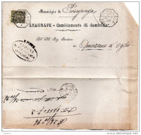 1894 LETTERA CON ANNULLO  OTTAGONALE  PEDERGNAGO  BRESCIA - Neufs