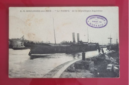 PH - Carta Postale - E.S. BOULOGNE-sur-MER - "LE PAMPA" De La République Argentine - Péniches