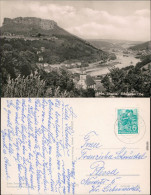 Ansichtskarte Königstein (Sächsische Schweiz) Panorama-Ansicht 1961 - Koenigstein (Saechs. Schw.)