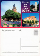 Ansichtskarte Bad Liebenwerda Ev. Kirche, Lubwartturm, Rathaus 2000 - Bad Liebenwerda