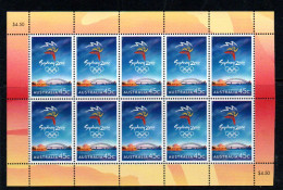 OLYMPICS - AUSTRALIA - 1999 - SYDNEY OLYMPICS (1ST ISSUE) SHEETLET OF 10  MNH - Estate 2000: Sydney