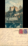 Ansichtskarte Zschopau Schloss Wildeck - Straße Spedition 1920 - Zschopau