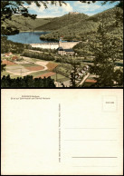 Waldeck (am Edersee) Blick Auf Sperrmauer Und Schloß Waldeck 1976 - Waldeck