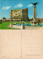 Postkaart Leeuwarden Europaplein Met Euro-Hotel 1970 - Leeuwarden