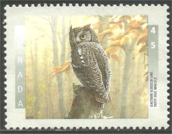 XW01-0581 Canada Hibou Chouette Owl Eule Gufo Uil Buho Mint No Gum - Hiboux & Chouettes