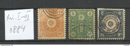 FAUX Korea Kingdom Of Choson 1884 Michel I - III (Not Issued) O Fake Cancels Falsch - Corée (...-1945)