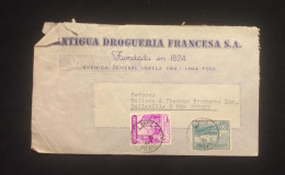 C) 1946. PERÚ. AIRMAIL ENVELOPE SENT TO USA. 2ND CHOICE - Autres - Amérique