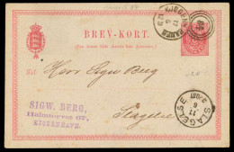 DÄNEMARK Nr SLAGELSE - KJOBENHAVN 84 GEBRAUCHT X90B4CA - Postal Stationery