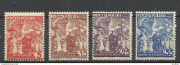 Port Gdansk Poland Danzig 1938 Michel 34 - 37 * - Port Gdansk