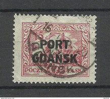 Port Gdansk Poland Danzig 1926 Michel 14 O - Port Gdansk