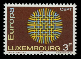 LUXEMBURG 1970 Nr 807 Postfrisch XFF49D6 - Ungebraucht