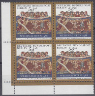 Berlin Weihnachten 1988 Michel 829 Postfrisch ER 4-er Block Ul   (25534 - Altri & Non Classificati