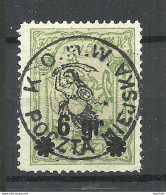 POLEN Poland 1915 Stadtpost Warschau Michel 10 O Nice Cancel - Gebruikt