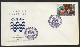 Portugal Cachet Commémoratif  Expo Philatelique Compagnie Des Eaux Eau 1969 Event Postmark Water Supply Co. - Water