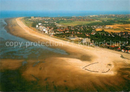 73759240 Duhnen Cuxhaven Fliegeraufnahme FKK-Strand Nackeduhnien  - Cuxhaven