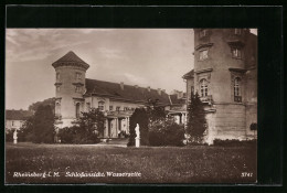 AK Rheinsberg I. M., Schloss, Wasserseite  - Rheinsberg