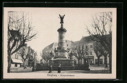 AK Siegburg, Kinder Vorm Kriegerdenkmal  - Siegburg