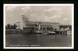 AK Friedrichshafen A. B., Blick Auf Hafenbahnhof  - Friedrichshafen