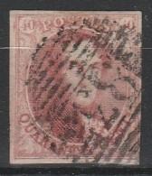Belgique - N°5 - Obl. Centrée P83 Menin - 1849-1850 Medallions (3/5)