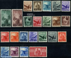 Italy 1945 Definitives Democracy 23v, Mint NH - Autres & Non Classés