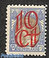 Netherlands 1923 10 On 17.5c, Perf. 11.5:11, Stamp Out Of Set, Mint NH - Neufs