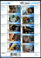 Netherlands 2011 65 Years UNICEF 10v M/s, Mint NH, History - Performance Art - Various - Unicef - Music - Globes - Ungebraucht