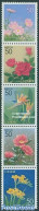Japan 2000 Tokyo, Flowers 5v [::::], Mint NH, Nature - Flowers & Plants - Unused Stamps