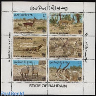 Bahrain 1982 Al Areen Park 6v M/s, Mint NH, Nature - Animals (others & Mixed) - National Parks - Rabbits / Hares - Nature