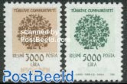 Turkey 1992 On Service 2v, Mint NH - Andere & Zonder Classificatie