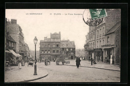 CPA Flers, La Place Gambetta  - Flers