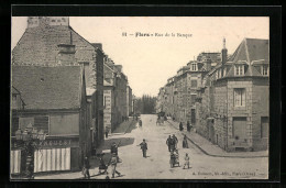 CPA Flers, Rue De La Banque  - Flers