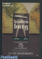 Ghana 2012 Hindenburg Disaster S/s, Mint NH, History - Transport - Various - Zeppelins - Maps - Disasters - Zeppeline