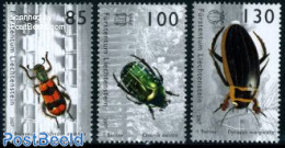 Liechtenstein 2007 Beetles 3v, Mint NH, Nature - Animals (others & Mixed) - Insects - Ungebraucht