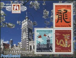 New Zealand 2012 Year Of The Dragon, Bejing S/s, Mint NH, Various - Philately - New Year - Ungebraucht