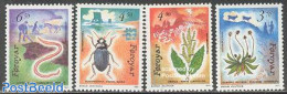 Faroe Islands 1991 Anthropochora 4v, Mint NH, Nature - Various - Flowers & Plants - Insects - Agriculture - Landwirtschaft