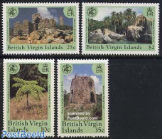 Virgin Islands 1991 National Park 4v, Mint NH, Nature - Science - Various - Flowers & Plants - National Parks - Mining.. - Nature