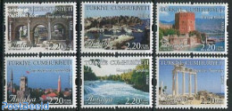 Türkiye 2013 Tourism, Antalya 6v, Mint NH, Nature - Transport - Various - Water, Dams & Falls - Ships And Boats - Tou.. - Other & Unclassified