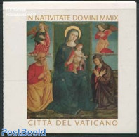 Vatican 2009 Christmas Booklet, Mint NH, Religion - Christmas - Stamp Booklets - Nuevos